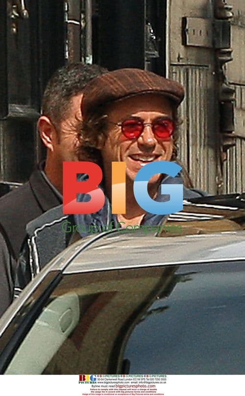 Robert Downey Jr Visits Guy Ritchie