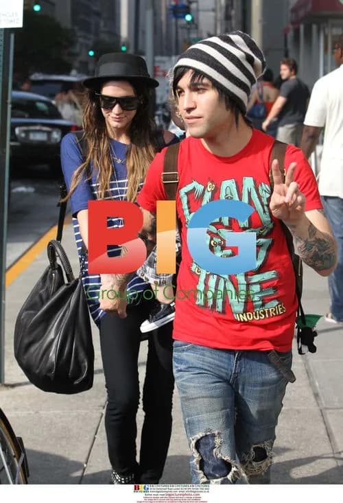 Ashlee Simpson and Pete Wentz with son Bronx