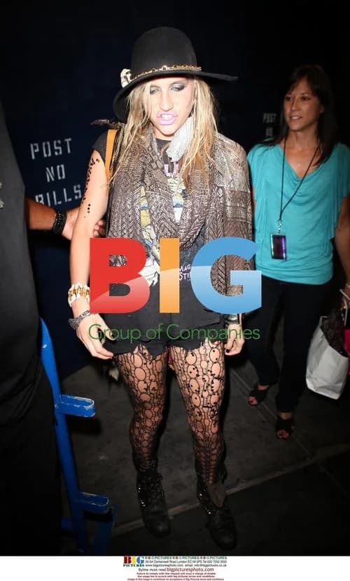 Kesha Leaving Rihanna Concert in NYC