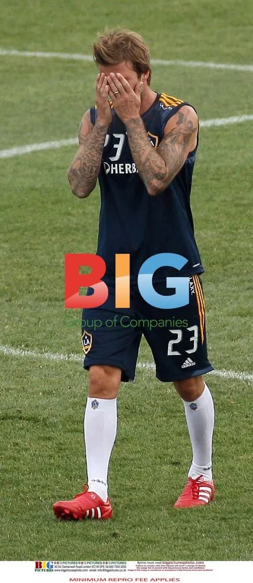 David Beckham Practices in Hoboken, NJ