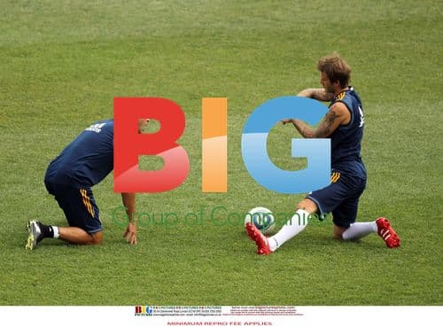 David Beckham Soccer Practice