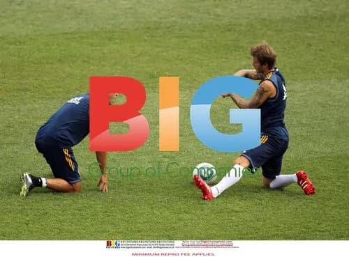 David Beckham Soccer Practice