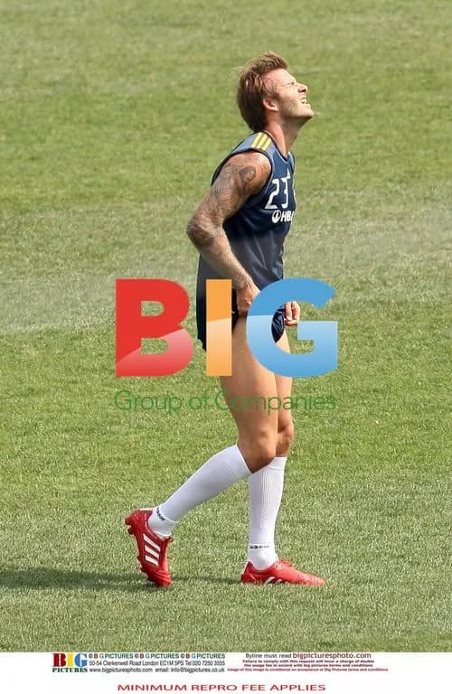 David Beckham Practices in New Jersey