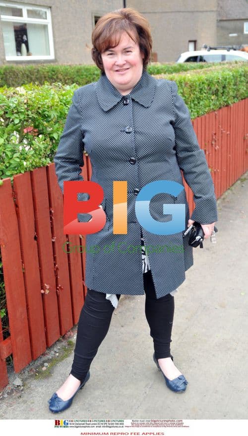 Susan Boyle Laughing Near Home