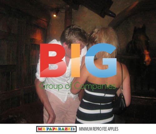 Footballer Crouch with Blondes at Nightclub