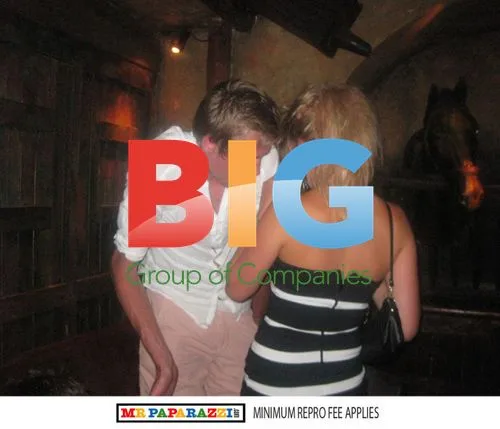 Footballer Crouch with Blondes at Nightclub