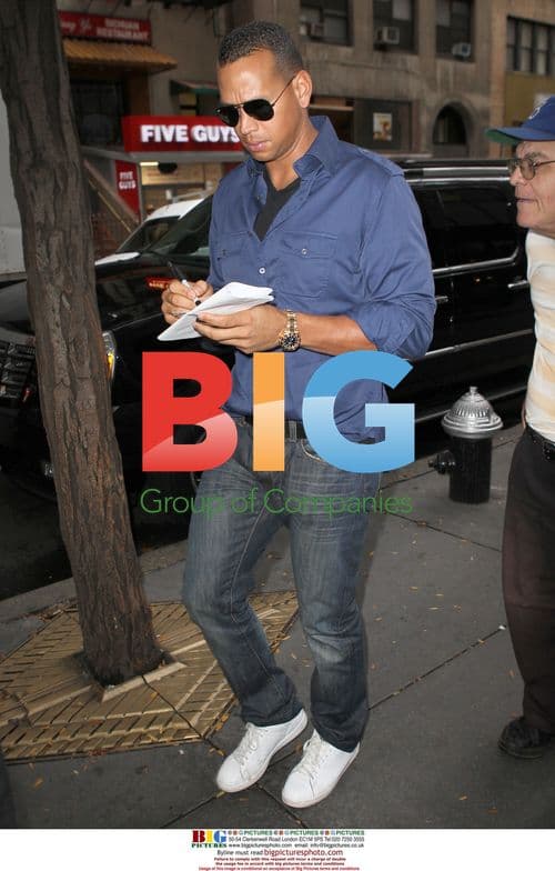 Alex Rodriguez Signing Autographs