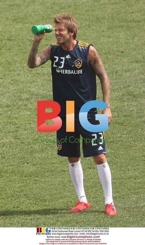 David Beckham Training with LA Galaxy