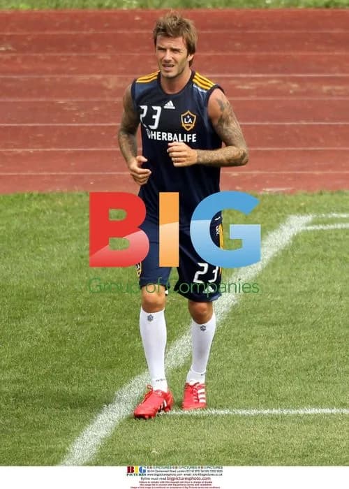 David Beckham Trains with LA Galaxy