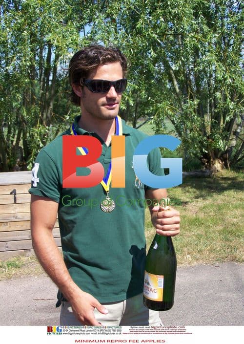 Prince Carl Philip and Sofia Hellqvist Go-Karting