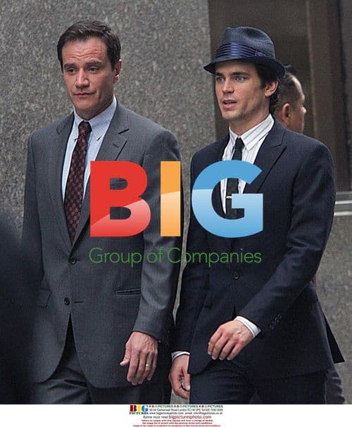 Tim DeKay and Matthew Bomer on 'White Collar' Set