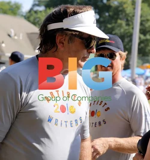 Alec Baldwin at Charity Softball Game