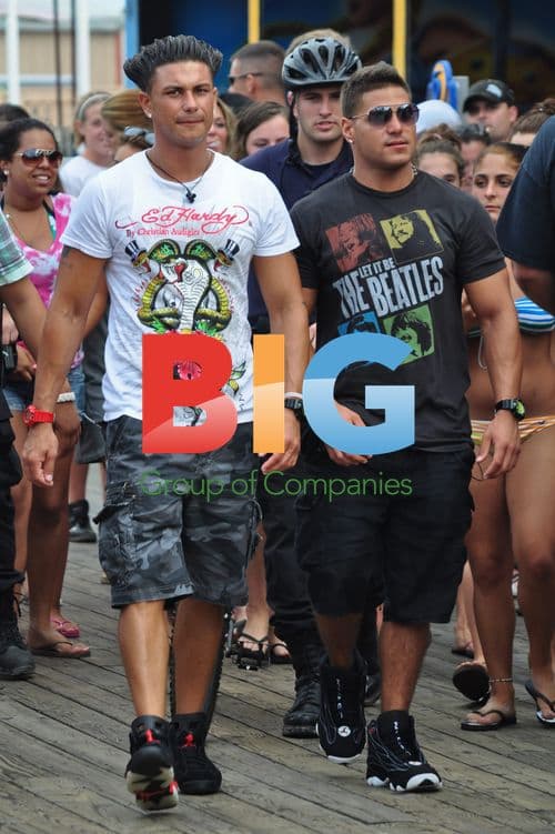 Pauly D and Ronnie Ortiz-Magro on Boardwalk