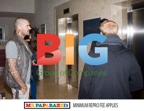 Boyzone Entering Lift at Golf Club