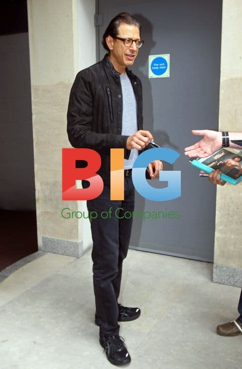 Jeff Goldblum Leaving London Hotel