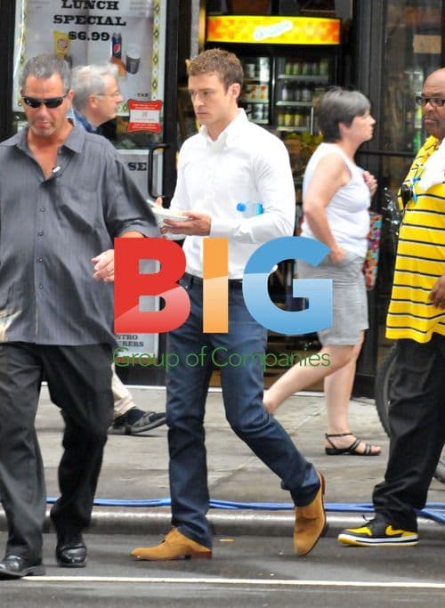 Justin Timberlake Films "Friends With Benefits"