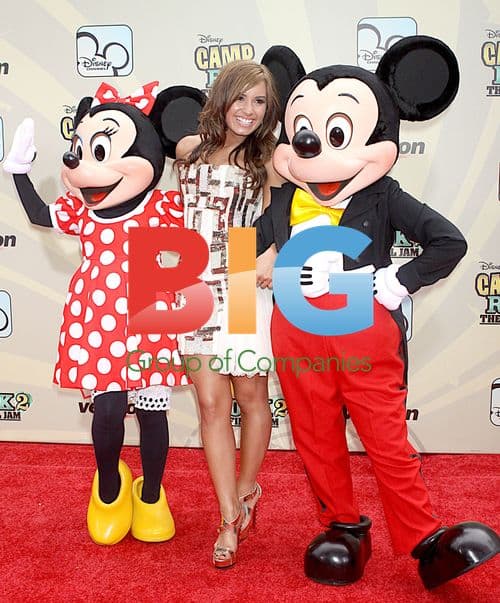 Demi Lovato, Mini & Mickey Mouse at Camp Rock 2 Premiere