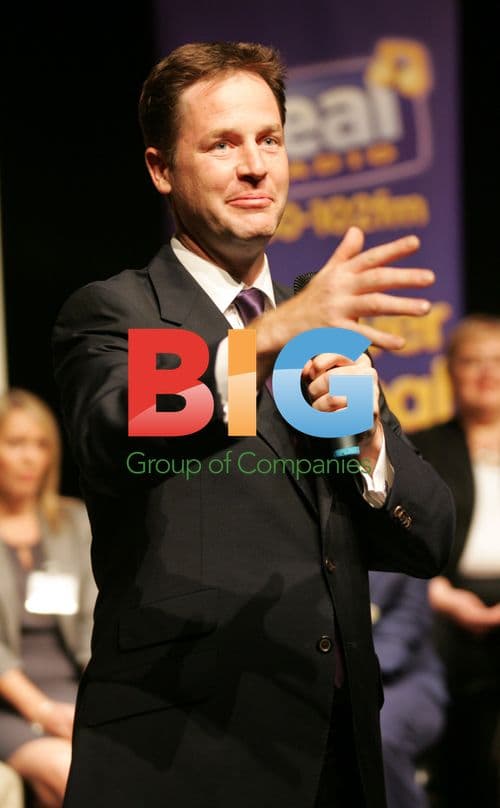 Nick Clegg Speaking at Newcastle College