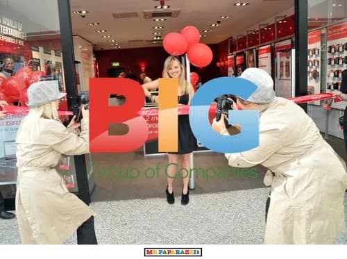 Tina O'Brien at Virgin Media Store Opening