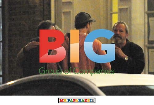 Sacha Baron Cohen with Monty Python Crew