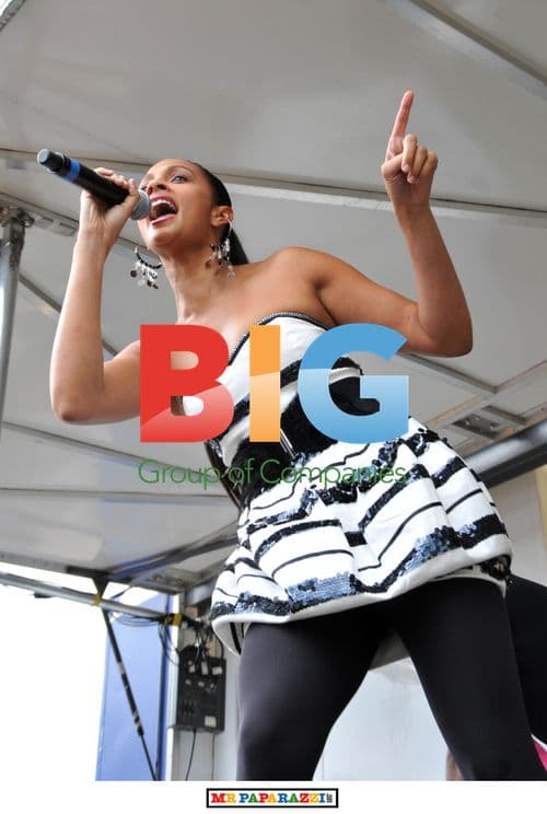 Alesha Dixon performs for Real Radio