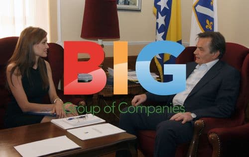 Angelina Jolie Meets Bosnian President