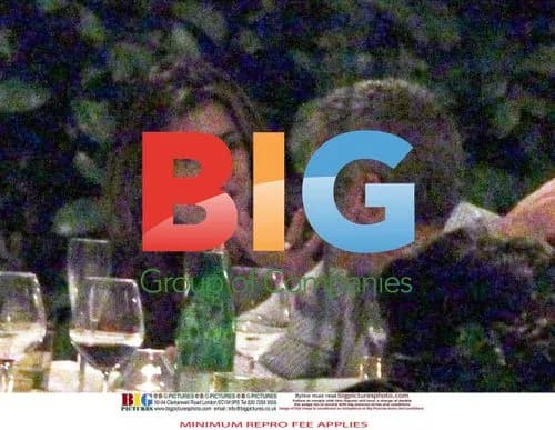 George Clooney and Elisabetta Canalis Dinner in Italy
