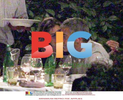 Clooney and Canalis Dinner in Italy