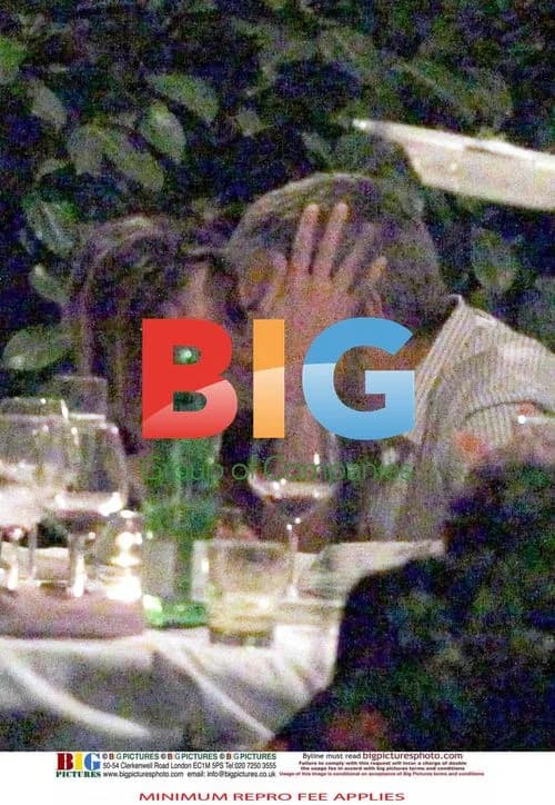 George Clooney and Elisabetta Canalis have dinner in Italy