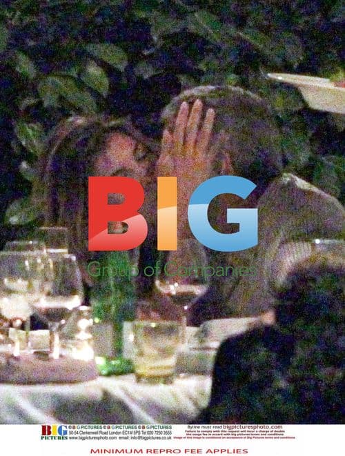 George Clooney and Elisabetta Canalis Dinner Date