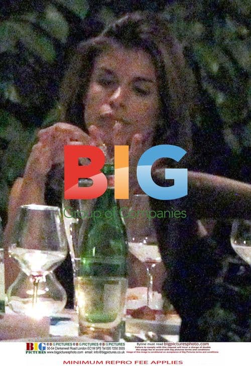 George Clooney and Elisabetta Canalis Dine in Italy