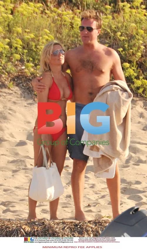 Geri Halliwell and Henry Beckwith in Saint Tropez
