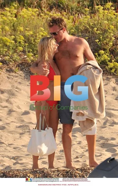 Geri Halliwell and Henry Beckwith in Saint Tropez