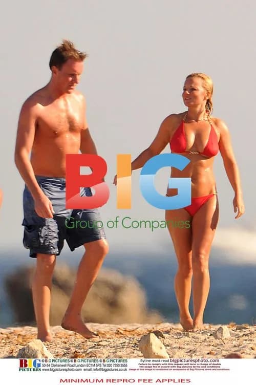 Geri Halliwell and Henry Beckwith in Saint Tropez