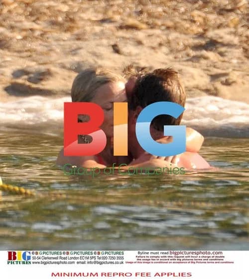 Geri Halliwell and boyfriend in St Tropez