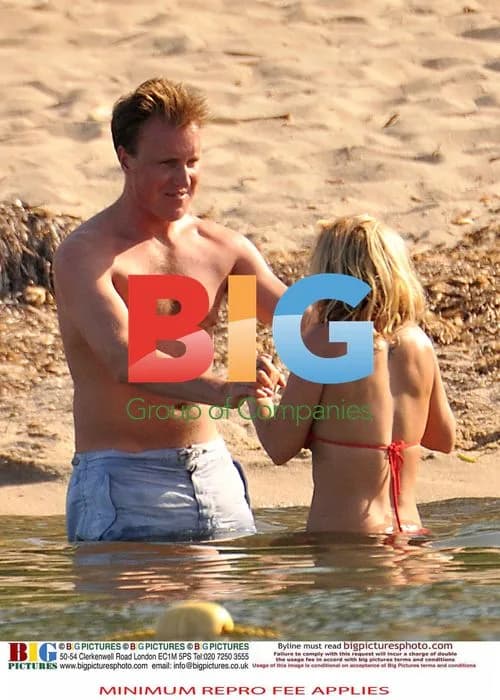 Geri Halliwell and Henry Beckwith in Saint Tropez