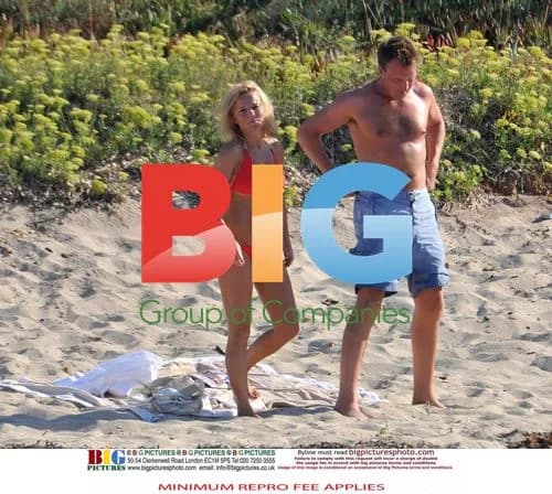 Geri Halliwell and Henry Beckwith in St Tropez