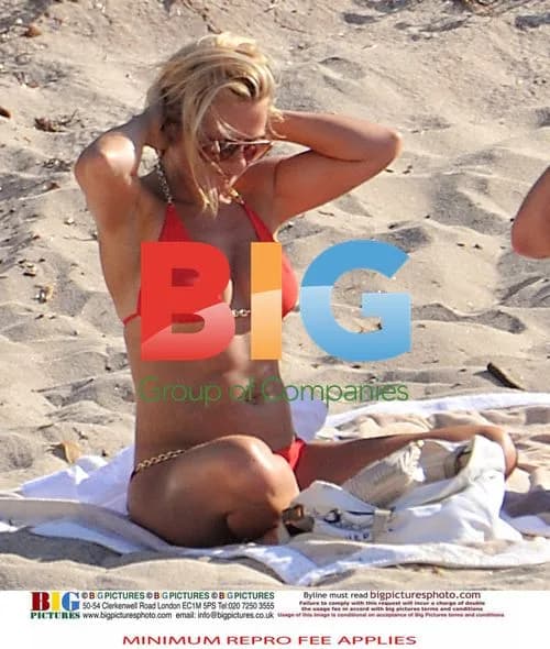 Geri Halliwell and Henry Beckwith in Saint Tropez