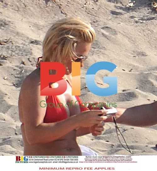 Geri Halliwell and Henry Beckwith in Saint Tropez