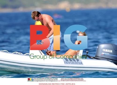 Geri Halliwell and Henry Beckwith in Saint Tropez