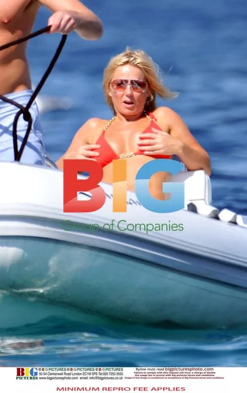 Geri Halliwell and Henry Beckwith in Saint Tropez