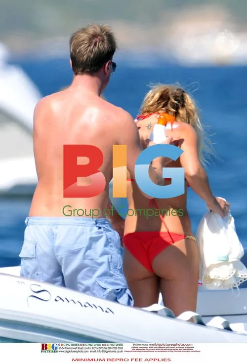 Geri Halliwell and Henry Beckwith in Saint Tropez