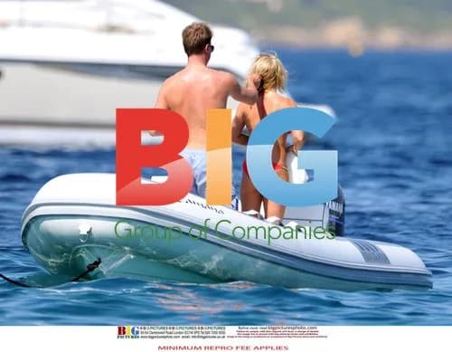 Geri Halliwell and Henry Beckwith in Saint Tropez