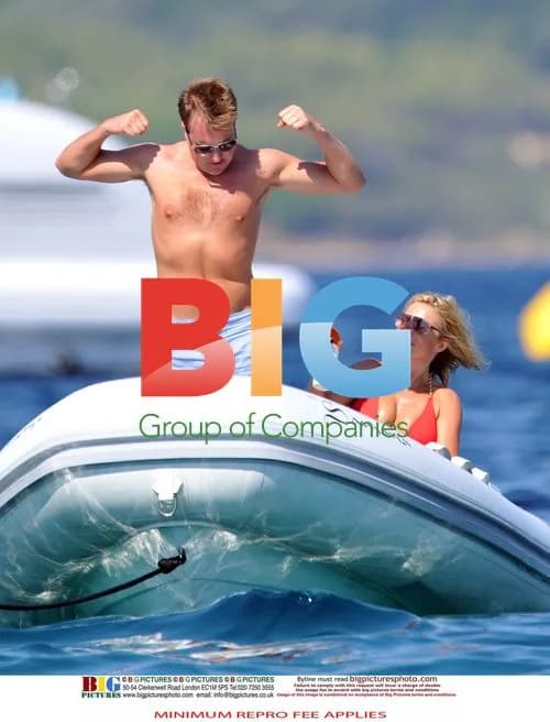 Geri Halliwell and Henry Beckwith in St Tropez