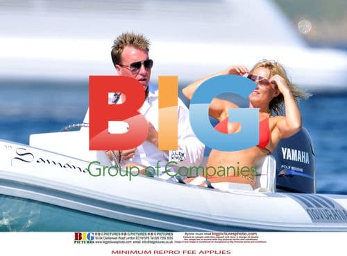 Geri Halliwell and Henry Beckwith in Saint Tropez