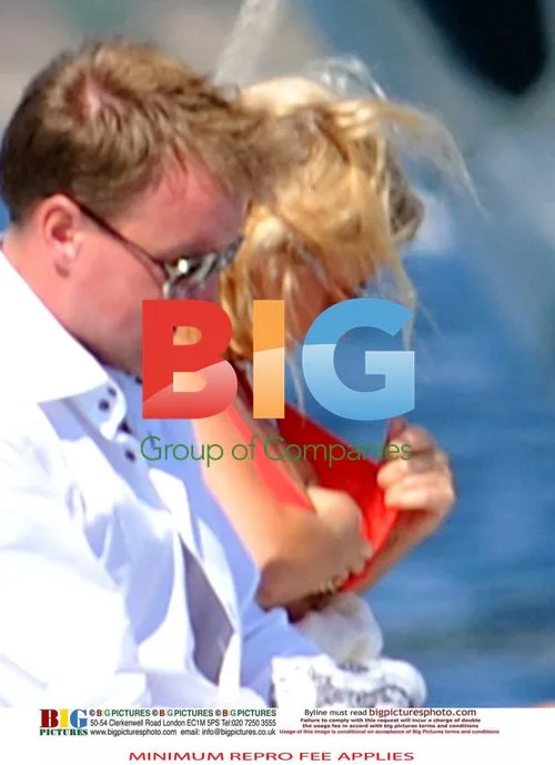 Geri Halliwell and Henry Beckwith in Saint Tropez