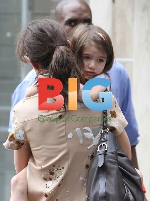 Katie Holmes with Daughters in Toronto