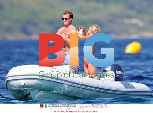 Geri Halliwell and Henry Beckwith in St. Tropez