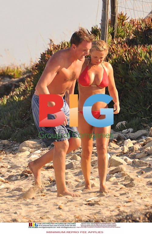 Geri Halliwell and Henry Beckwith in Saint Tropez