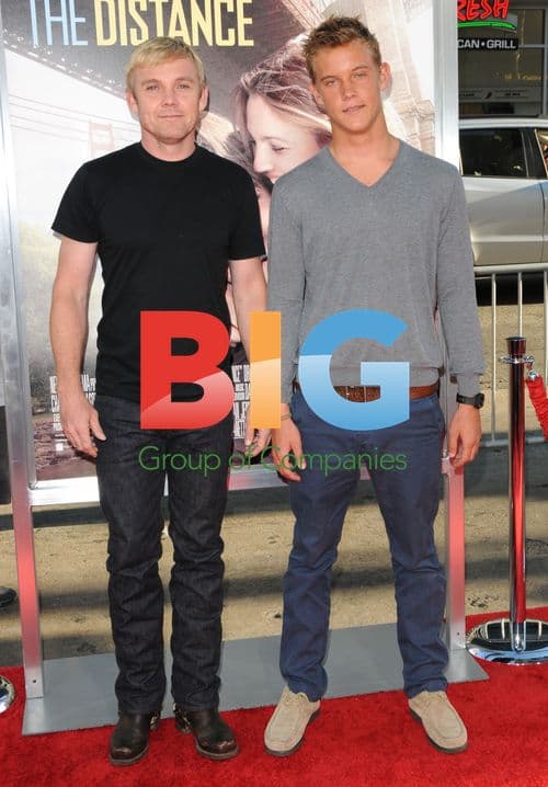 Rick Schroeder & Luke Schroeder at Going the Distance Premiere